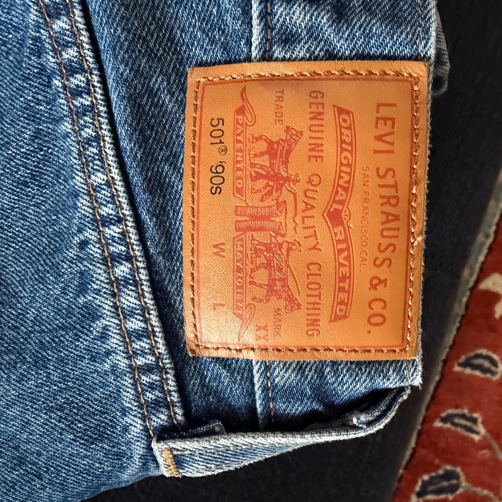 Levi's Authentic Indigo Straight Leg Jeans